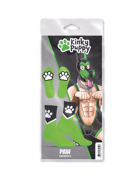 Chaussettes Paw Kinky Puppy Vertes Chaussettes Paw Kinky Puppy Vertes