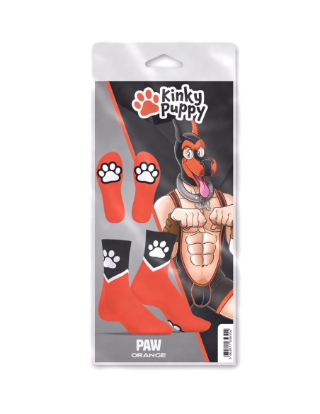 Chaussettes Paw Kinky Puppy Orange Chaussettes Paw Kinky Puppy Orange