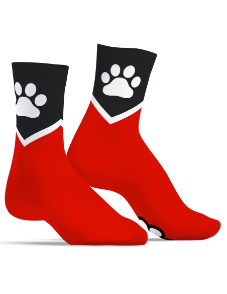 Chaussettes Paw Kinky Puppy Rouges