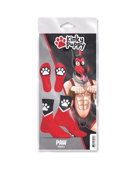Chaussettes Paw Kinky Puppy Rouges