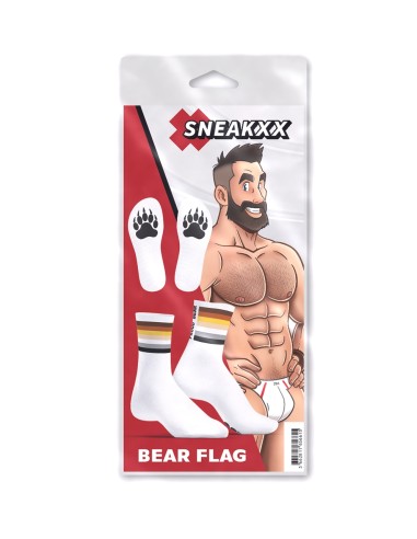 Chaussettes blanches Proud Bear SneakXX