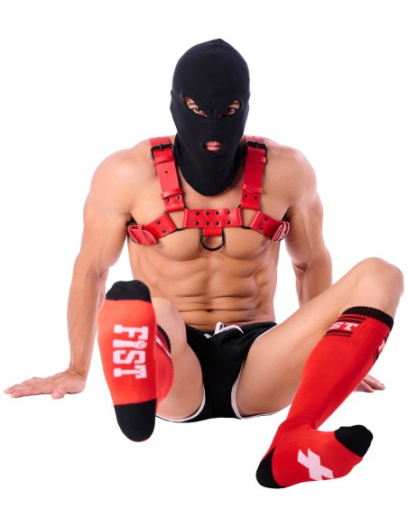 Chaussettes Hautes HANKY FIST SneakXX Rouge Chaussettes Hautes HANKY FIST SneakXX Rouge