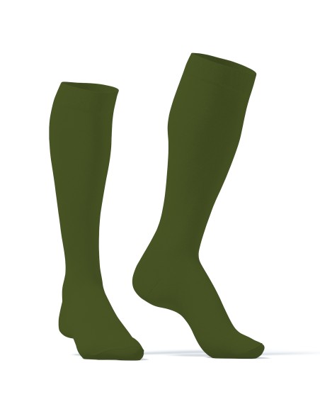 Chaussettes Hautes COLORS SneakXX Vert Kaki Chaussettes Hautes COLORS SneakXX Vert Kaki