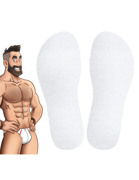 Chaussettes Hautes COLORS SneakXX Blanches Chaussettes Hautes COLORS SneakXX Blanches