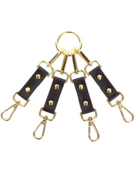 Attaches en croix Hogtie Vogue Noires Attaches en croix Hogtie Vogue Noires
