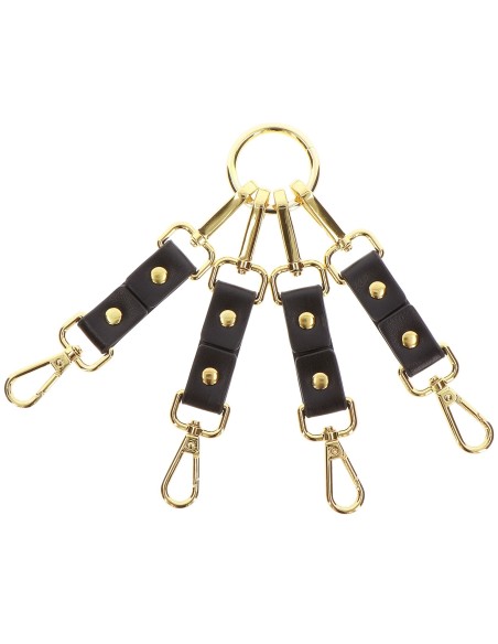 Attaches en croix Hogtie Vogue Noires Attaches en croix Hogtie Vogue Noires