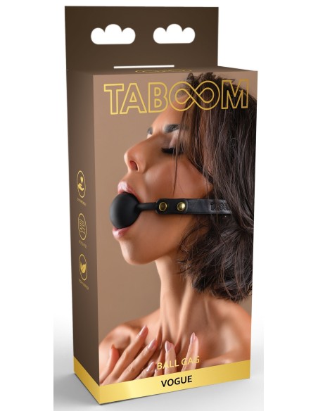 Bâillon Boule Gag Vogue Noir