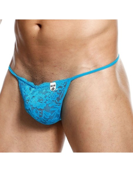 String Dentelle Lace Mob Turquoise