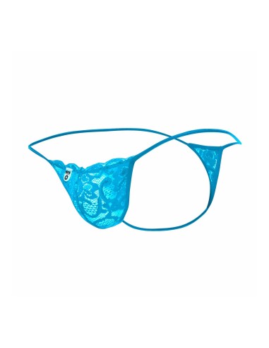 String Dentelle Lace Mob Turquoise
