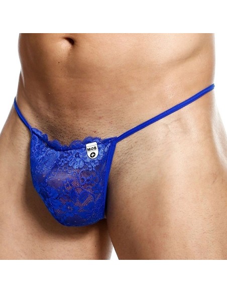 String en dentelle Lace Mob Bleu