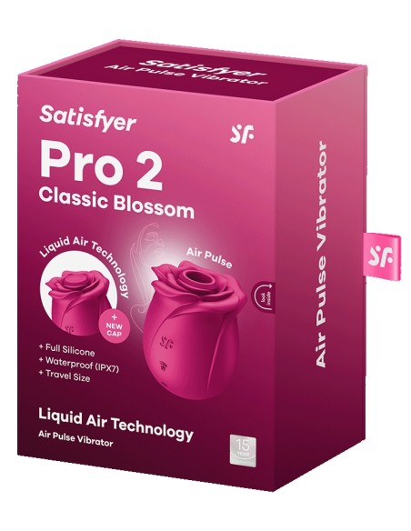 Stimulateur de Clitoris Pro 2 Classic Framboise - Blossom