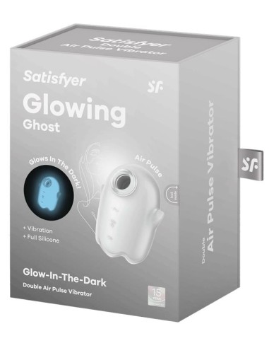 Stimulateur de clitoris Glowing Ghost Blanc