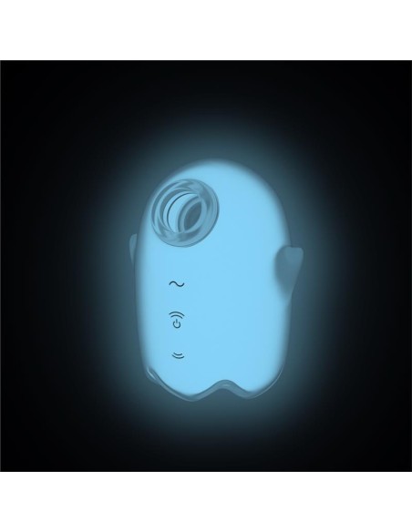 Stimulateur de clitoris Glowing Ghost Blanc
