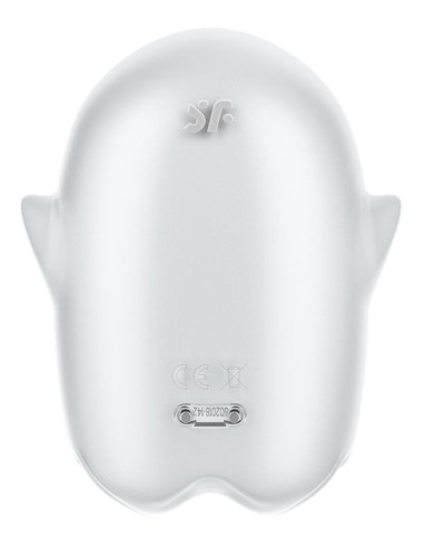 Stimulateur de clitoris Glowing Ghost Blanc
