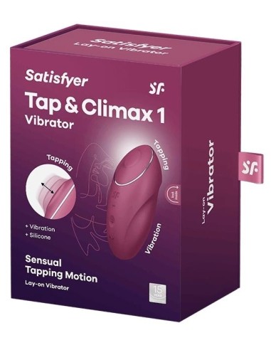 Stimulateur de Clitoris Tap & Climax 1 Framboise