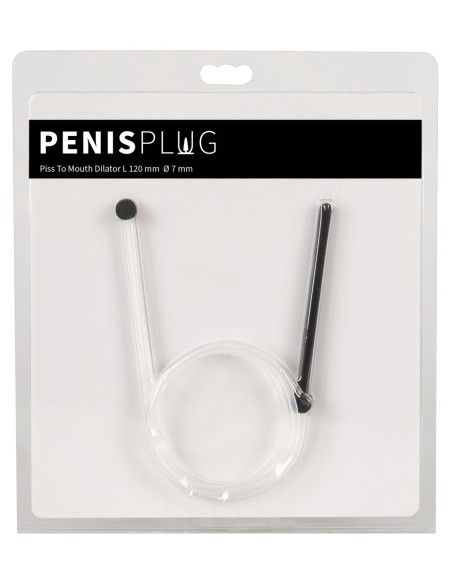 Plug Penis et Flexible Piss To Mouth 11cm - Diamètre 7mm Plug Penis et Flexible Piss To Mouth 11cm - Diamètre 7mm