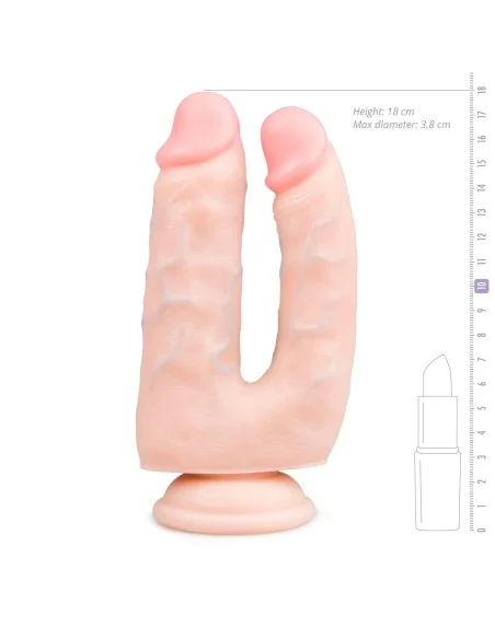 Dougle gode avec ventouse 13 x 3.5cm Chair