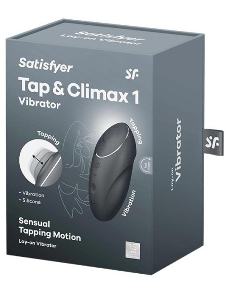 Stimulateur de Clitoris Tap & Climax 1 Noir