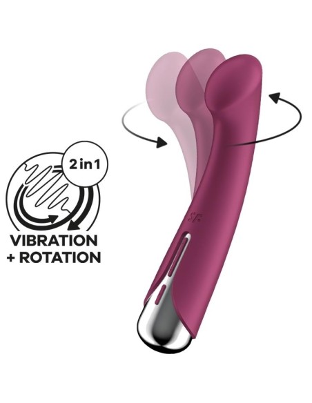Vibromasseur Point G Spinning G-Spot 1 - 11 x 3.5cm Framboise Vibromasseur Point G Spinning G-Spot 1 - 11 x 3.5cm Framboise
