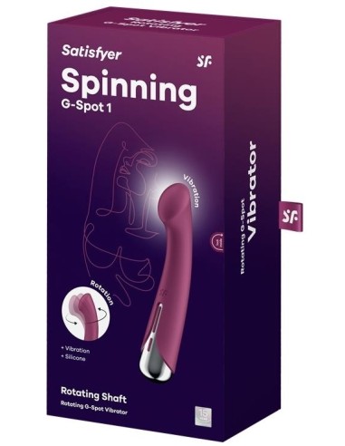 Vibromasseur Point G Spinning G-Spot 1 - 11 x 3.5cm Framboise