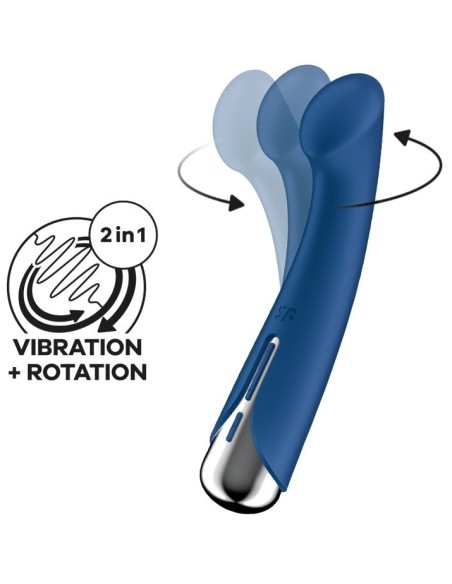 Stimulateur Spinning G-Spot 1 - 11 x 3.5cm Bleu Stimulateur Spinning G-Spot 1 - 11 x 3.5cm Bleu