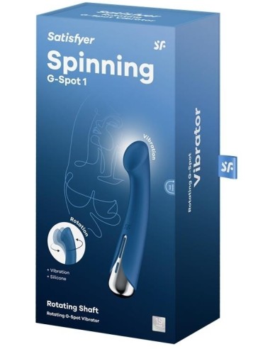 Stimulateur Spinning G-Spot 1 - 11 x 3.5cm Bleu
