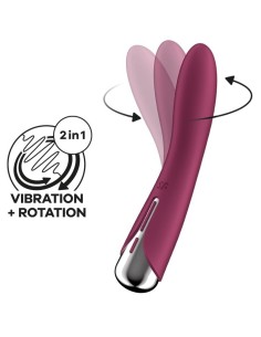 Vibromasseur Point G Spinning Vibe 1 - 11 x 3cm Framboise