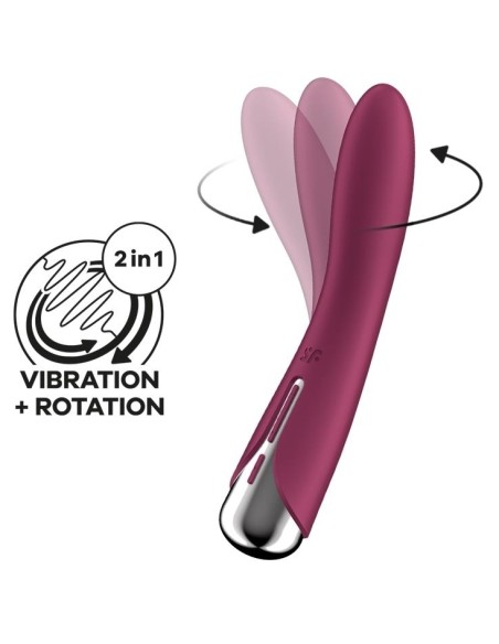 Vibromasseur Point G Spinning Vibe 1 - 11 x 3cm Framboise Vibromasseur Point G Spinning Vibe 1 - 11 x 3cm Framboise