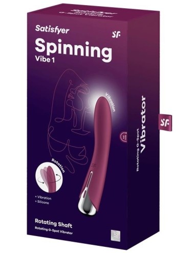 Vibromasseur Point G Spinning Vibe 1 - 11 x 3cm Framboise