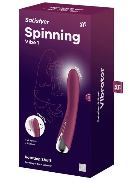 Vibromasseur Point G Spinning Vibe 1 - 11 x 3cm Framboise Vibromasseur Point G Spinning Vibe 1 - 11 x 3cm Framboise