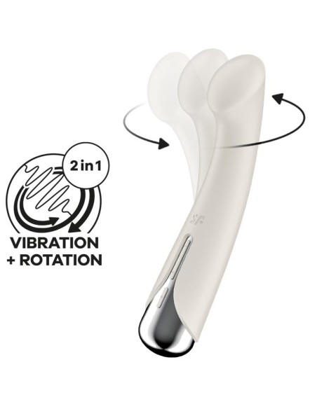 Stimulateur Spinning G-Spot 1 - 11 x 3.5cm Crème Stimulateur Spinning G-Spot 1 - 11 x 3.5cm Crème