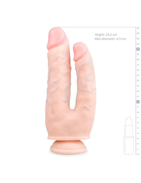 Dougle gode avec ventouse 17 x 4.5cm Chair