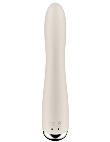 Stimulateur Spinning Vibe 1 - 11 x 3cm Crème Stimulateur Spinning Vibe 1 - 11 x 3cm Crème