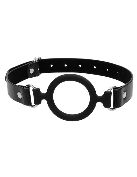 Bâillon en silicone Ring Gag 40mm Noir Bâillon en silicone Ring Gag 40mm Noir