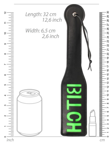 Paddle phosphorescent Glow Bitch 32cm Paddle phosphorescent Glow Bitch 32cm