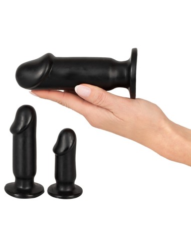 Set de 3 Plugs Butt Anal Kit 13.5 x 4.5cm