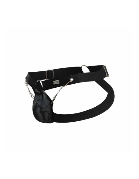 Jockstrap Ring & Chain Dngeon Gris Jockstrap Ring & Chain Dngeon Gris