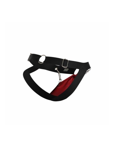 Jockstrap Ring & Chain Dngeon Rouge