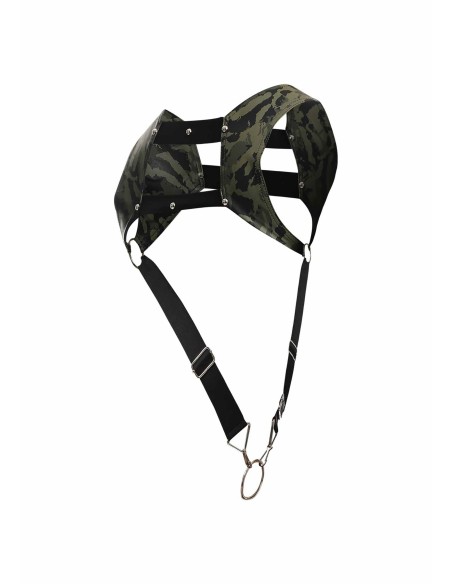 Harnais Top Cockring Dngeon Camouflage
