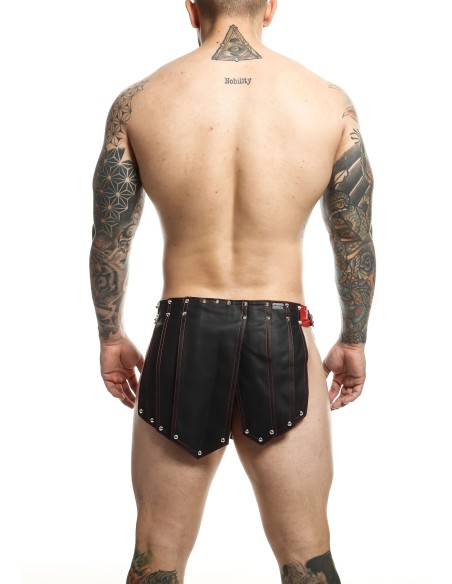 Jupe homme Sm Roman Skirt Noire-Rouge - Short & Bermuda - 3