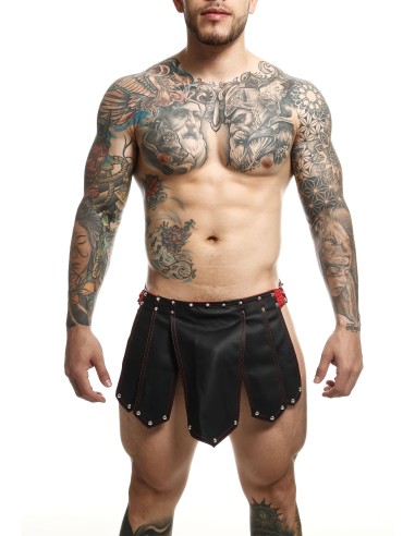 Jupe homme Sm Roman Skirt Noire-Rouge - Short & Bermuda - 6