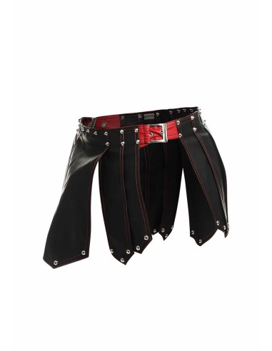 Jupe homme Sm Roman Skirt Noire-Rouge - Short & Bermuda - 7