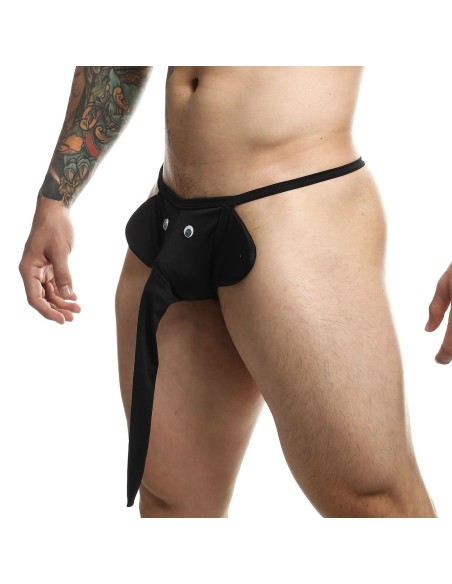 String Trompe Eléphant Noir