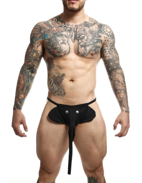 String Trompe Eléphant Noir