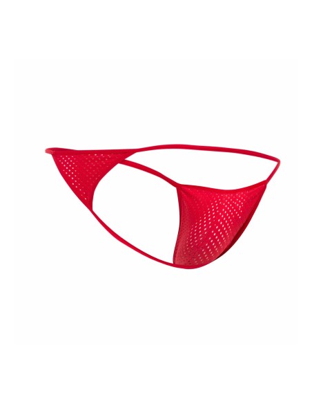 String sexy Velio Rouge - Mesh Transparent - 6