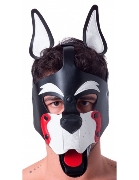Masque Puppy 665 Blanc et Rouge