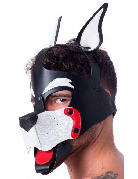 Masque Puppy 665 Blanc et Rouge