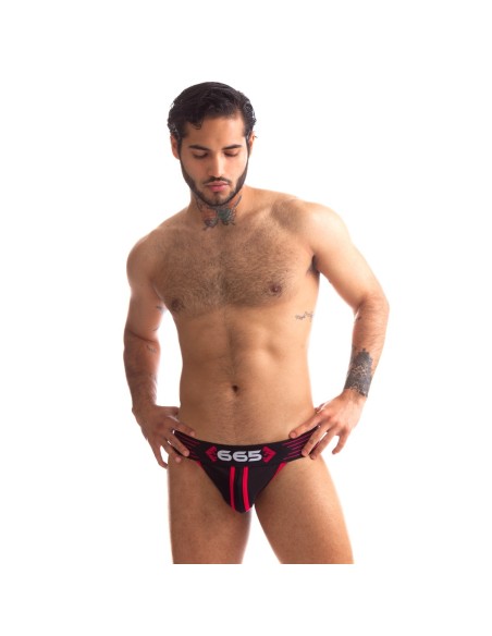 Jockstrap Rally 665 Noir-Rouge