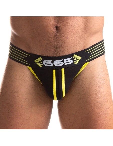 Jockstrap Rally 665 Noir-Jaune