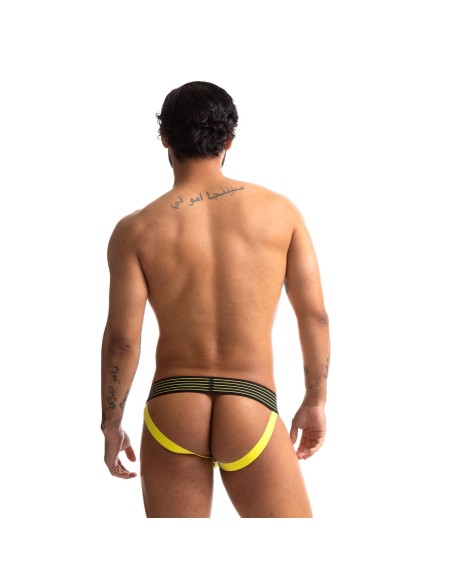 Jockstrap Rally 665 Noir-Jaune
